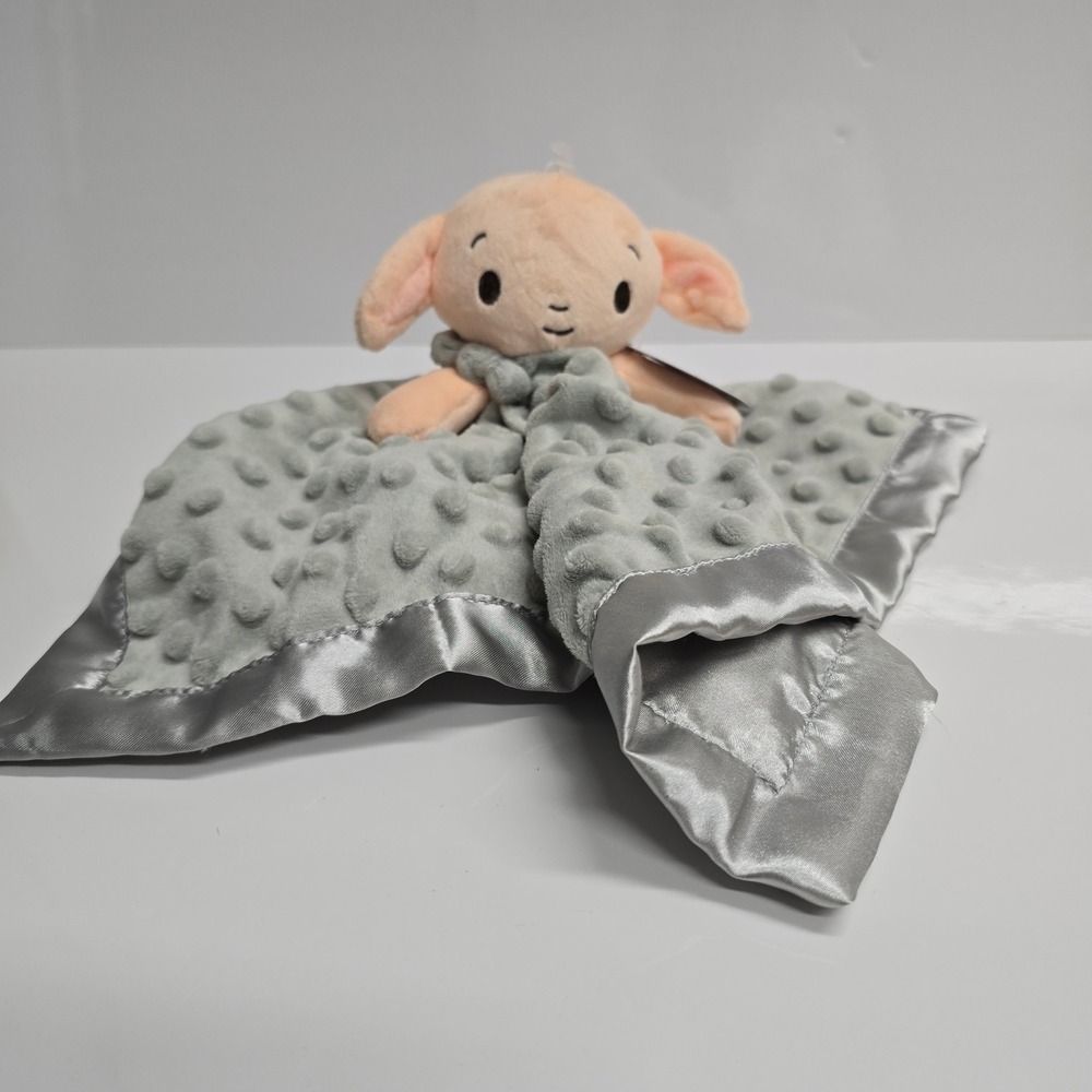 Harry Potter Dobby Baby Lovey Security Blanket Grey Satin Kids Preferred